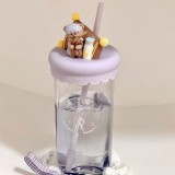 Starbucks 2026 China Sweet Dream Party purple 18oz glass cup