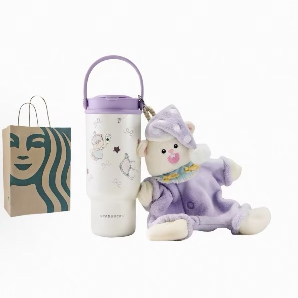 Starbucks 2026 China Sweet Dream Party 29oz ss tumbler with hand towel