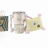 Starbucks 2026 China Sweet Dream Party pink 14oz ss tumbler with keychain