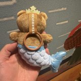 Starbucks 2026 China Mini siren bear toy keychain 