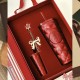 Starbucks 2026 China Christmas Red rhinestone ss tumbler with keychain and gift box 