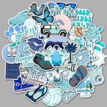 Blue Cartoon ( 50 Pcs )