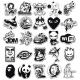 Graffiti A ( 50 Pcs )