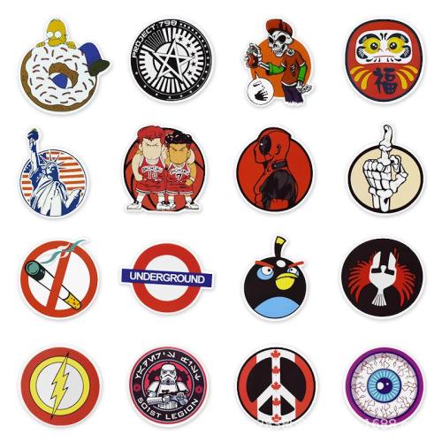 Circle Cartoon ( 50 Pcs )