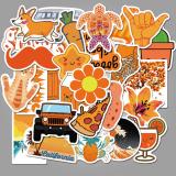 Cute Orange Cartoon ( 50 Pcs )