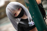 二次元ミニドール マスクをつける魔女 青空 68㎝ 2.5㎏ TPE製人形 フィギュアドール