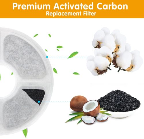 Carbon Replacement Filters for Pet Fountain