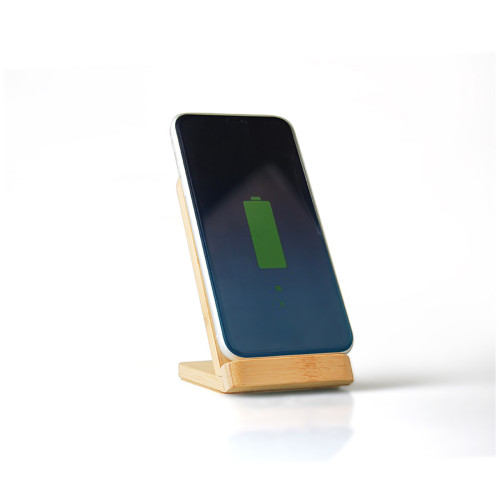 WAT Wooden Qi Wireless Charger Phone Stand 10W