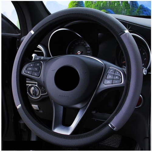 38CM Car Steering Wheel Cover Braid Steering Wheel Cover On The Car Universal Car Accessories