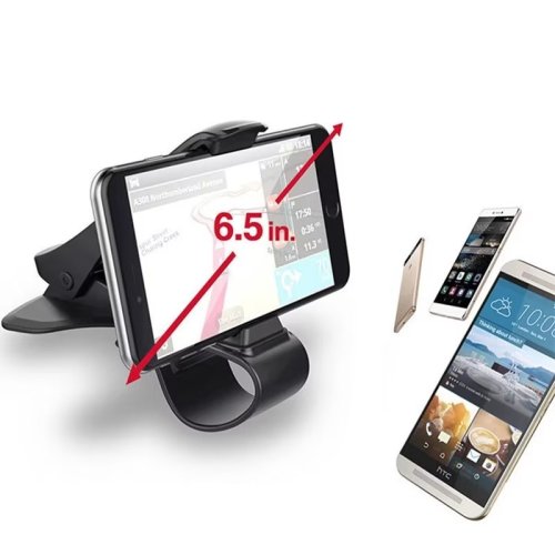 Universal GPS phone holder Suitable for trucks SUVs cars folding bracket black