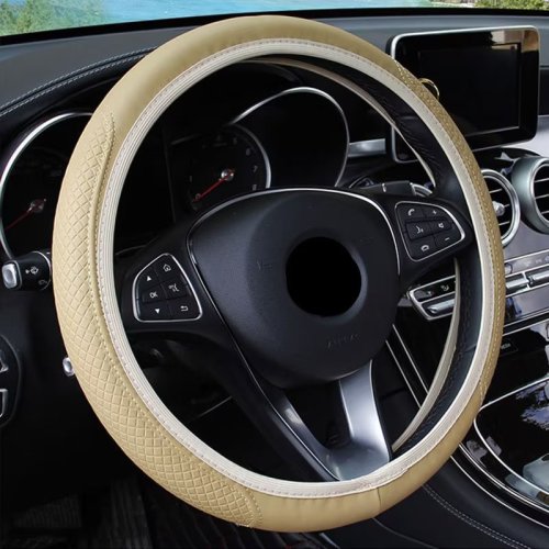 Steering wheel cover braid on the steering wheel cover car wheel cover car accessories