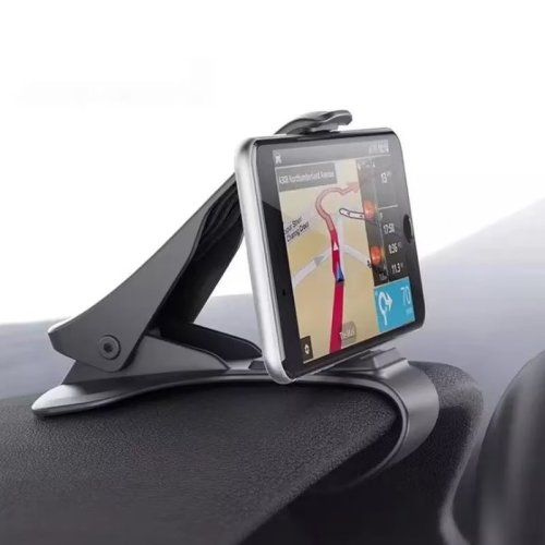 Universal GPS phone holder Suitable for buses pickup trucks folding bracket black