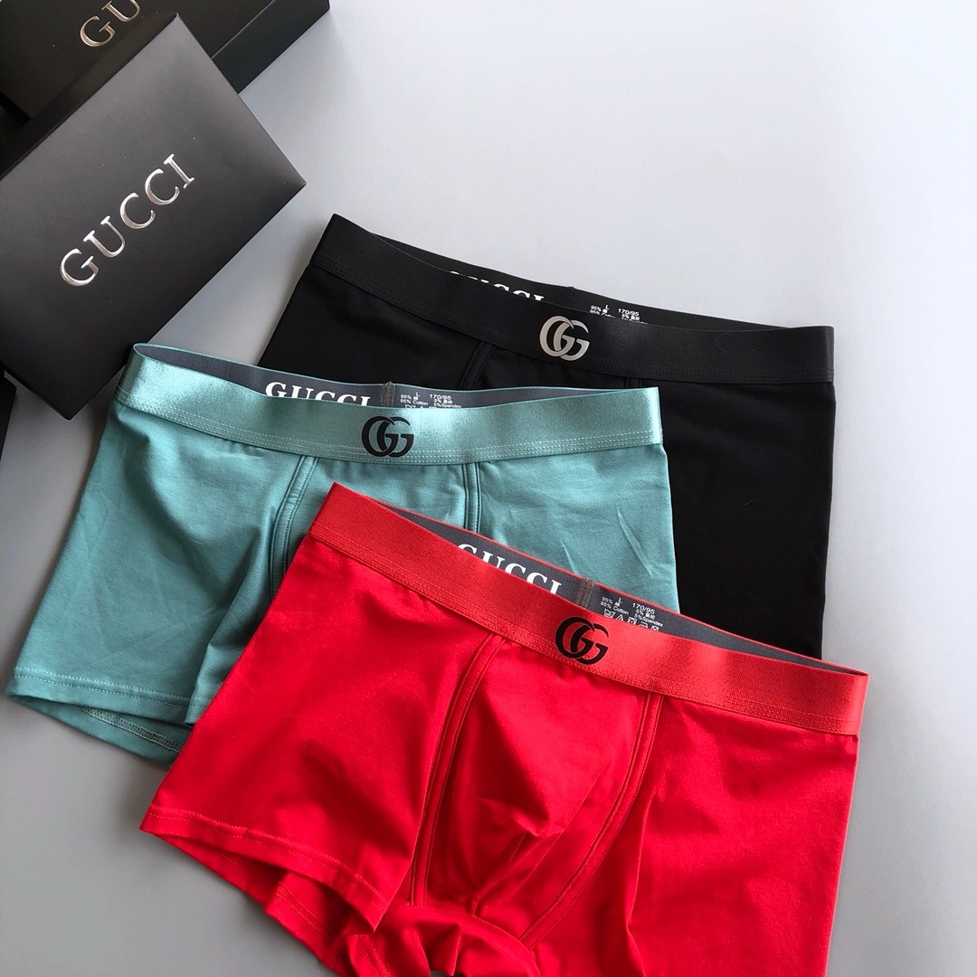 US 24.90 New product! GUCCI Classic men's boxed boutique underwear