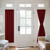 Thermal Insulated Blackout Curtain for French Door, Sidelight Door (1 Panel)