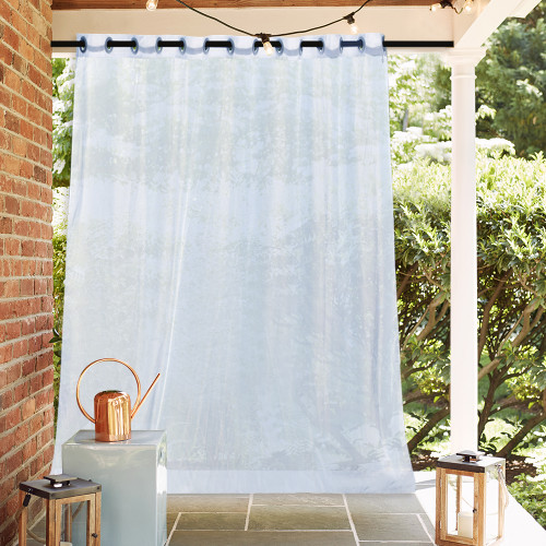 Extra Wide Outdoor Sheer Curtain (1 Panel)