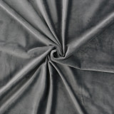 Solid Blackout Velvet Curtain Drapery (1 Panel)