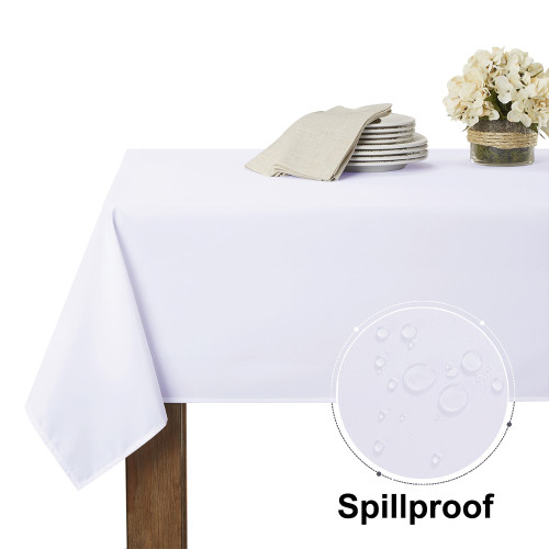 Banquet Waterproof Tablecloth Sheet for Picnic Oblong Table