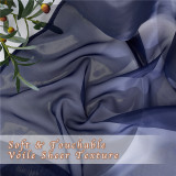 Solid Voile Sheer Curtain (1 Panel)