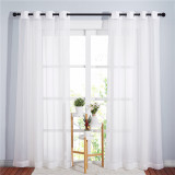 Solid Voile Sheer Curtain (1 Panel)