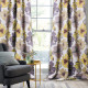 Multicolor Flower Pattern Printed Blackout Curtain (1 Panel)