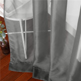 Solid Voile Sheer Curtain (1 Panel)