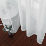 Solid Voile Sheer Curtain (1 Panel)