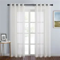 Solid Voile Sheer Curtain (1 Panel)