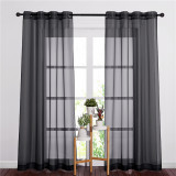 Solid Voile Sheer Curtain (1 Panel)