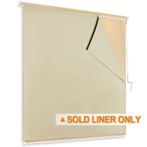 Solid Blackout Liner for Roller Bamboo Shades (1 Panel)