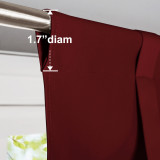 Two-Tone Rod Pocket Window Curtain Valance with Pick-Up Accents