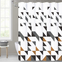 Scattered Geometry Shower Curtain