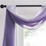 Scarf Curtain Sheer Voile Scarf Window Valance