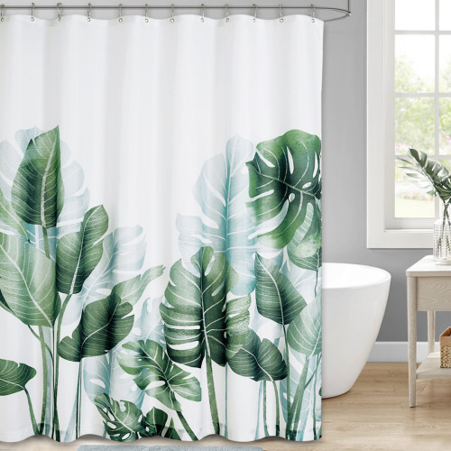 Banana Leaves Pattern Shower Curtain