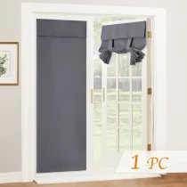 Blackout Tricia Door Curtain Blind with Tie Up Strap (1 Panel)