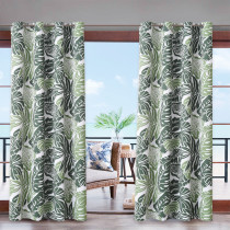 Banana Leaf Waterproof Outdoor Curtain (1 Panel)