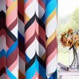 Geometry Pattern Blackout Curtain - 1 Panel