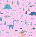 Dinosaur World Printed Blackout Curtain for Kids (1 Panel)