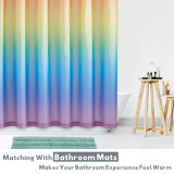 Up&Down Rainbow Shower Curtain