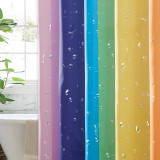 Vertical Rainbow Shower Curtain