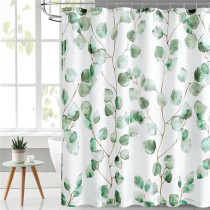 Branches And Leaves Waterproof Shower Curtain