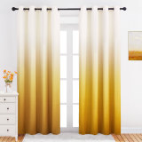 Gradient Blackout Velvet Curtain Drapery (1 Panel)