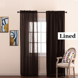 Noise Reducing Light Blocking Blackout Curtain Liners for Window (1 Panel)