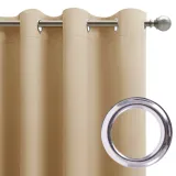 Contrast Stripes Pattern Custom Tier Curtain - 1 Panel