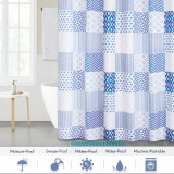Stitching Geometry Shower Curtain
