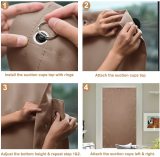 Blackout Blind, Temporary Blinds for Windows Cover Room Darkening Travel Blackout Curtain with Suction Cups