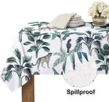 Pastoral Leaf Vitality Animal Pattern Wrinkle Free Spillproof Washable Table Cover