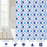 Blue Star Shower Curtain