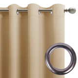 Solid Blackout Velvet Curtain Drapery - 1 Panel