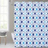 Blue Star Shower Curtain