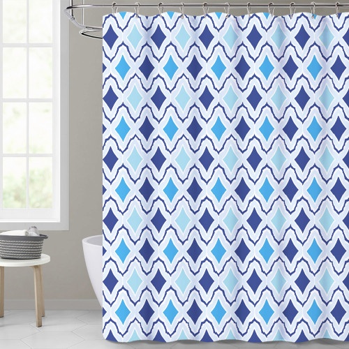 Blue Star Shower Curtain